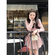 GA Baiyun Junior Autumn Small Fall Suite Suite Female Autumn Fall Ocean Half-Dress Two-Piece Set