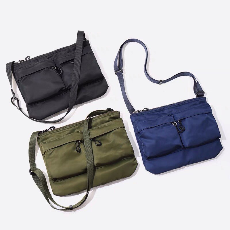 Tide brand Japanese niche SHOULDER BAG casual cross-body bag men and women commuter nylon waterproof mobile phone shoulder bag