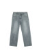 GWIT American drape cleanfit spring and autumn loose straight wide-leg trousers light-colored washed jeans for men