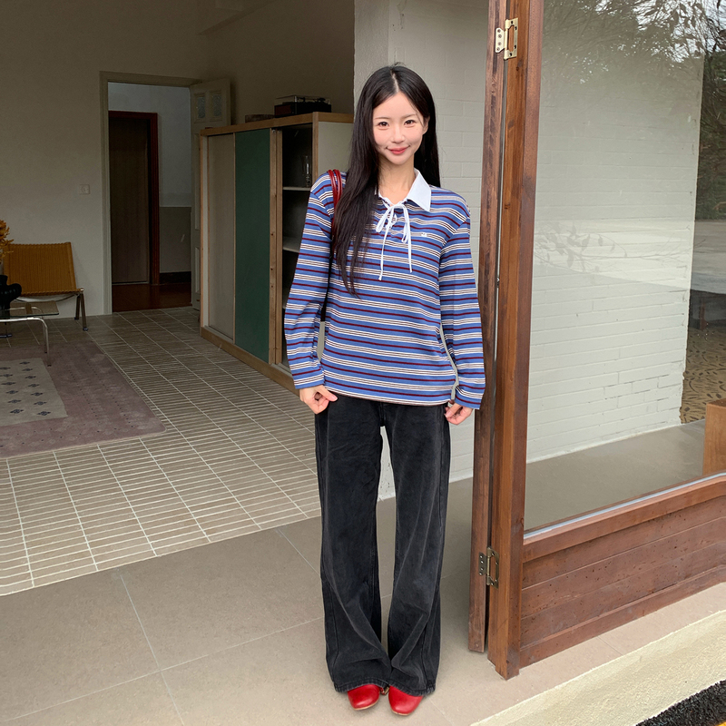 Ana Treasure Jenny【Twilight Denim】2026 New Autumn/Winter Korean Style Black Straight-Leg Jeans Long Pants for Women Ana Treasure Jenny【Twilight Denim】2026 New Autumn/Winter Korean Style Black Straight-Leg Jeans Long Pants for Women