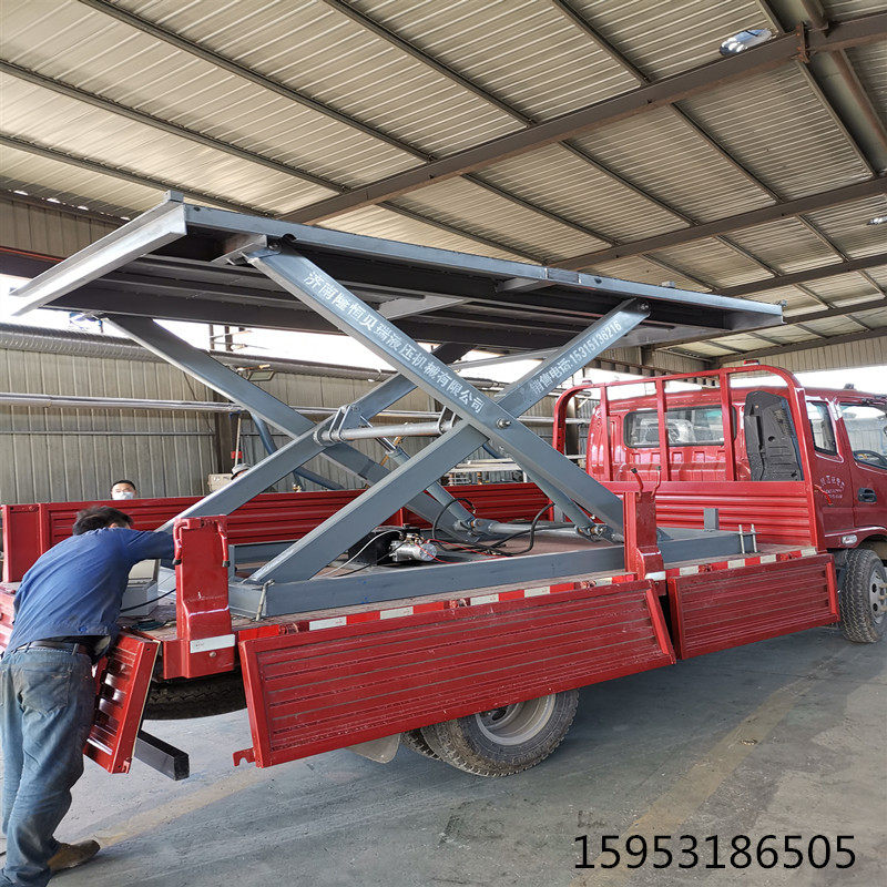With weighing pig lifter pig car lift car pig farm dedicated pig platform automatic lifter