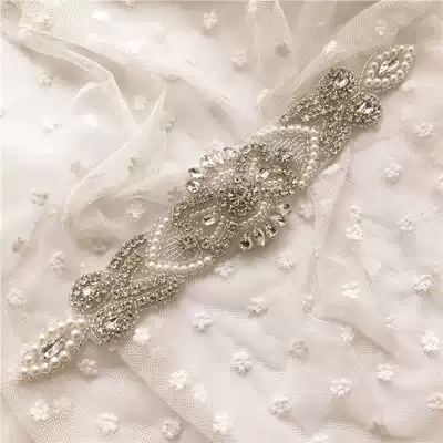 NEW European and American wedding rhinestone belt DIY dress waist decoration accessories handmade diamond belt waist seal