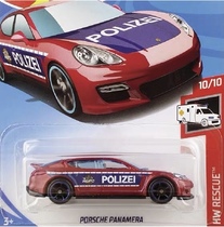 Hot Wheels hotwheels Alloy Car Model Track 9P 9N 100b Porsche Police Car Red