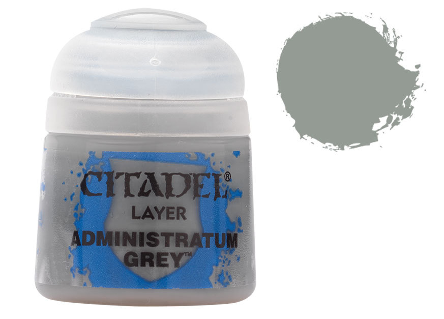 Warhammer 40k GW Paint Citadel Layer 22-50 Administratum Grey 12ml