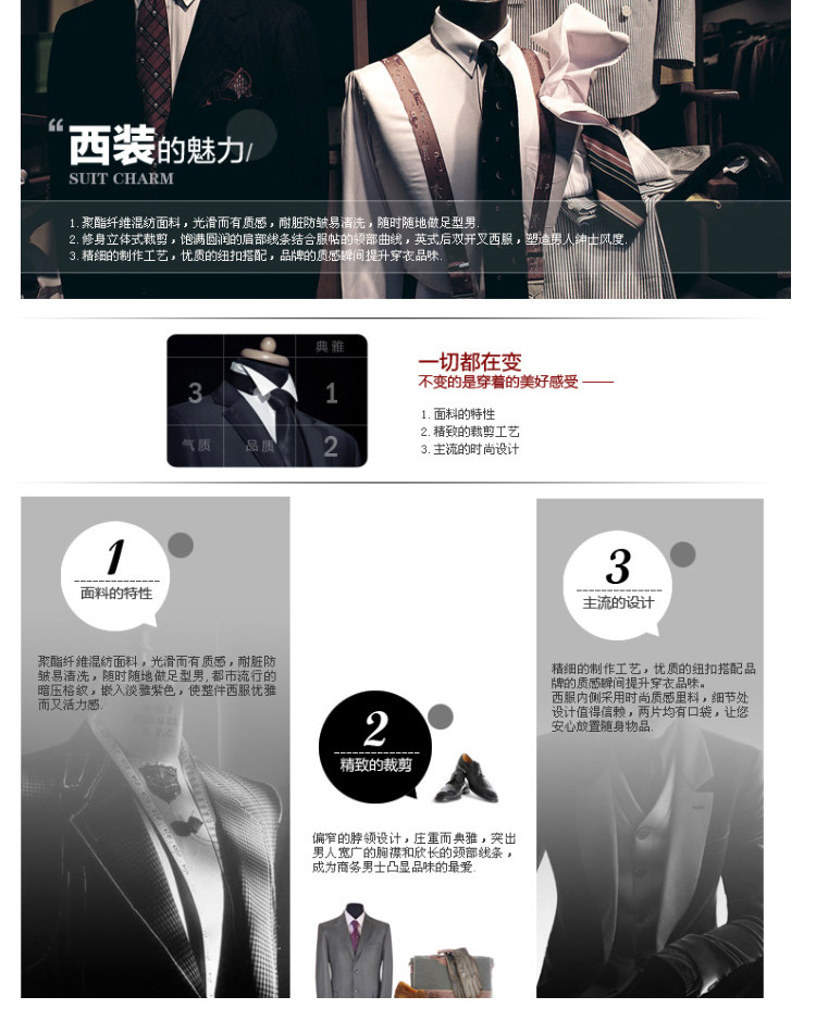 Costume homme en polyester pour automne - Ref 1564356 Image 45