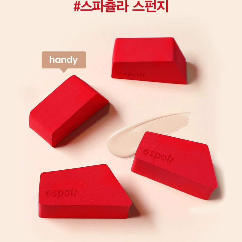 Korean Espoir Multi-Angle Powder Puff Sponge, Non-Absorbent, Lightweight, Compact, Adheres to the Skin, Suitable for Base Makeup and Setting Makeup, 4-Pack Korean Espoir Multi-Angle Powder Puff Sponge, Non-Absorbent, Lightweight, Compact, Adheres to the Skin, Suitable for Base Makeup and Setting Makeup, 4-Pack