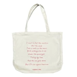 Атмосферный красный вместительный и большой шоппер, брендовый тканевый мешок, английский