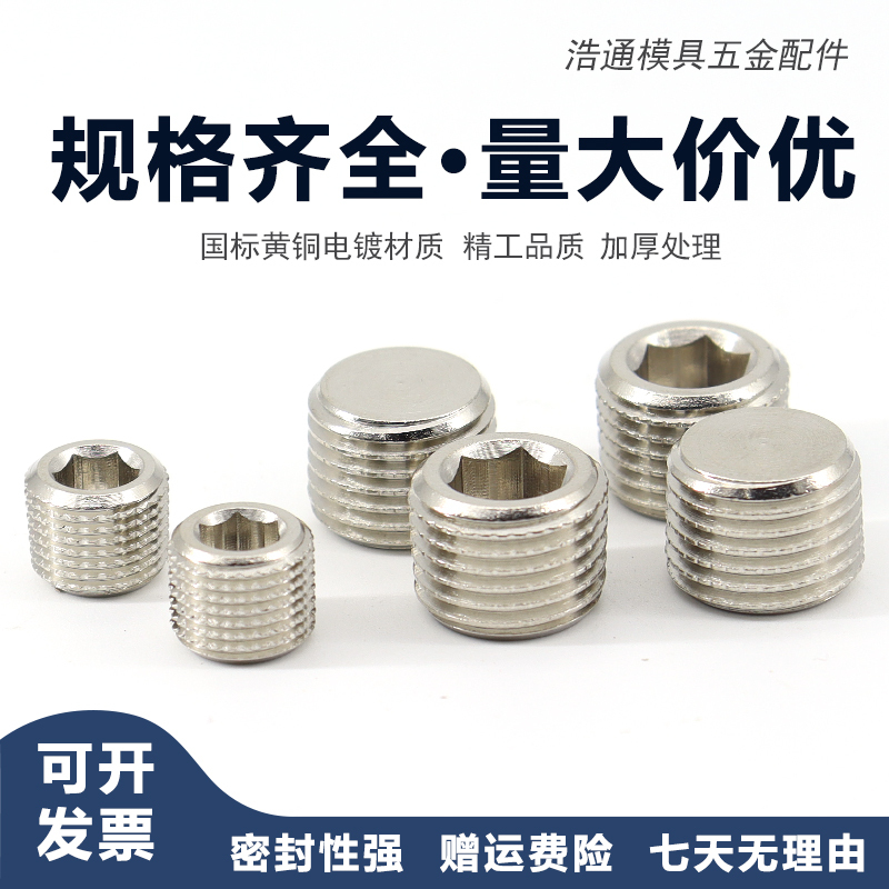 Manufacturer Produces Hasco German Standard Knurled Hexagonal Plug Z94/R1/4 Z940/R1/4