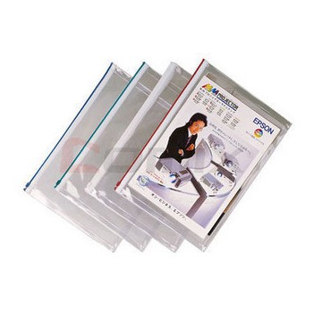 (Official Authorization) Comix Qixin F81 Office A4 Widening Universal Sealed Zipper Bag Pull Side Bag