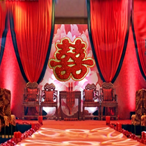 Wedding room romantic decoration Hotel living room background wall pendant Wedding props Three-dimensional large wedding word