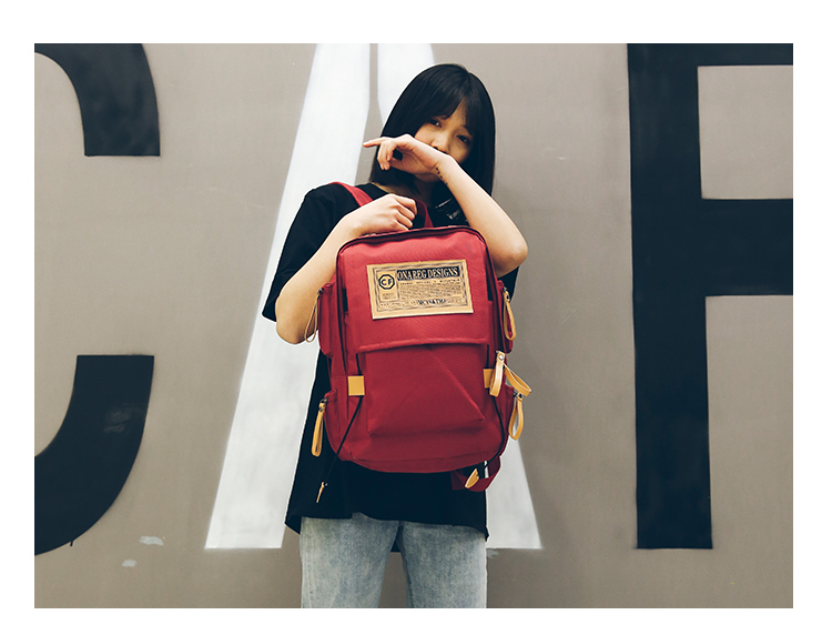 Ba lô nam phiên bản Hàn Quốc Harajuku ulzzang cảm giác cổ điển nữ sinh trung học đại học túi nữ thủy triều trường ba lô balo chéo nam