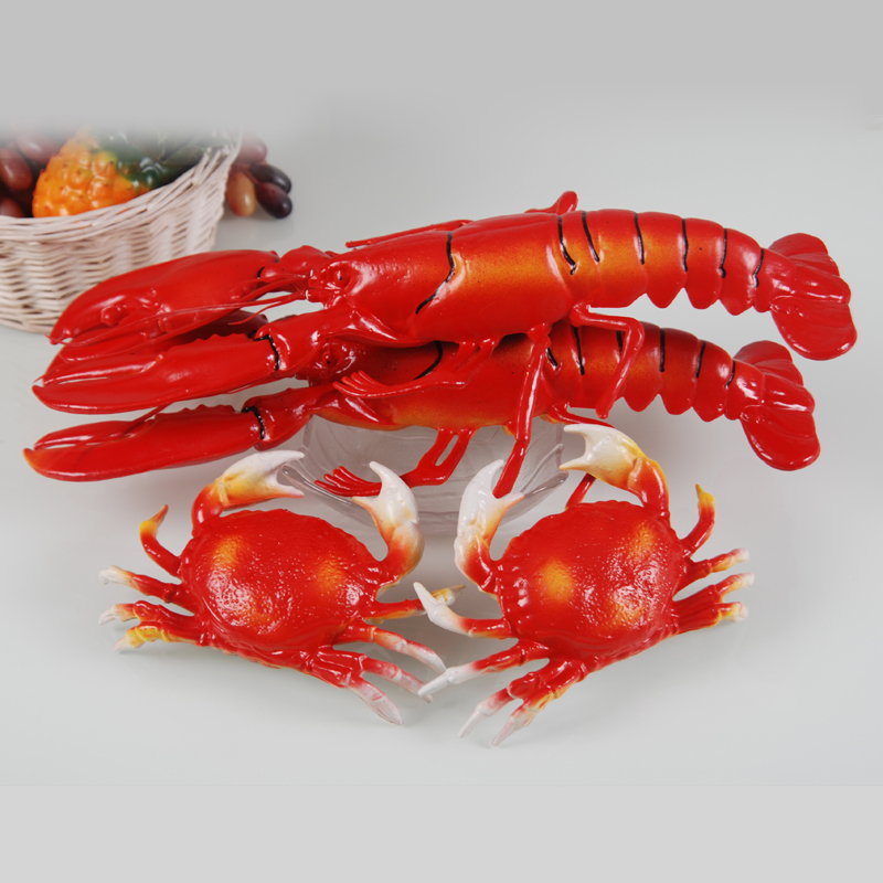 Simulated lobster simulation seafood simulation vegetable lobster props show lobster size fake lobster decoration