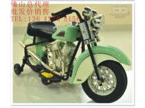 Harley childrens electric car Motorcycle tricycle battery car Four-wheeled childrens car can sit