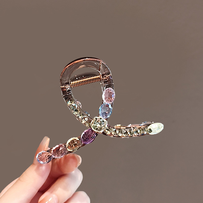 Full Diamond Bear Hair Clip for Women | Korean Dongdaemun Style, Elegant Hairpin a korean dongdaemun crystal inlaid diamond pearl - Temu main image 3