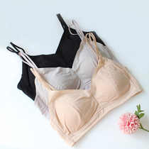 Her princess bra medium thick cup small chest gathered underwear without steel ring breast upper support maintenance seamless bra