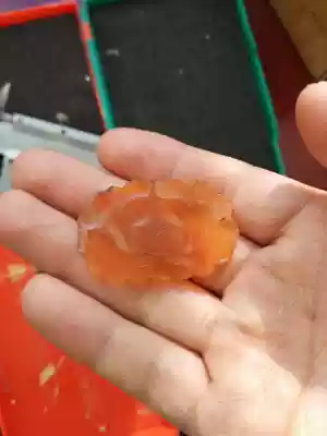 Qing Dynasty Agate Qing Dynasty Agate Hat Flower Old Agate Hat Flower