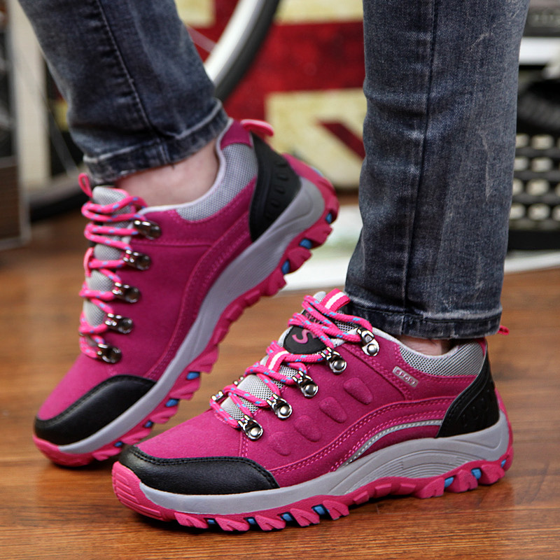 2019 autumn outdoor leisure couple sports shoes men's shock-absorbing mountaineering wear-resistant running shoes men's and women's travel shoes