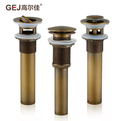 All-copper antique sink sink Washbasin sink set Bouncing basin Basin sink sink accessories