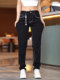 2025 Spring and Autumn High-end European Jeans Men's Retro Slim Straight Pants Collection Top-stitched Versatile Black Trousers