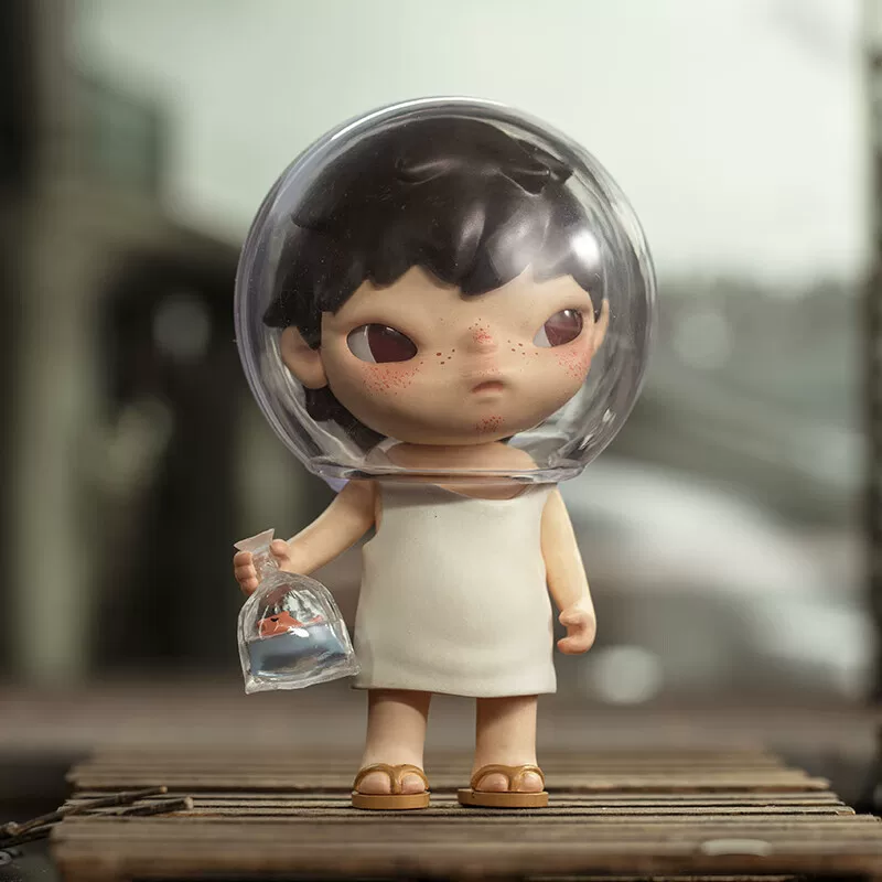 POPMART Bubble Mart Hirrono Forgive City Series Okuno 3rd Generation Blind Box Gift Box Handwriting Gift