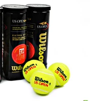 Authentic Wilson Tennis US mạng wilson Chúng tôi Mở thùng nhựa 3 gói bóng trò chơi chiến thắng Ưu đãi đặc biệt cách chọn vợt tennis cho người mới chơi