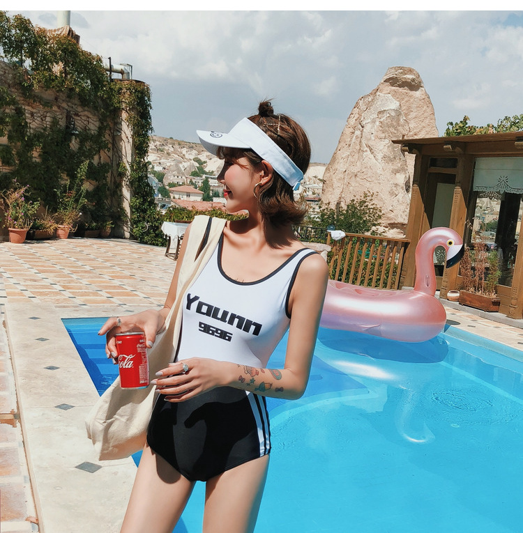 Áo tắm liền thân nữ bảo thủ hot hot 2018 thời trang mới gợi cảm áo tắm thể thao chuyên nghiệp mùa đông Hàn Quốc - Bộ đồ bơi One Piece đồ bơi liền thân nam giá rẻ