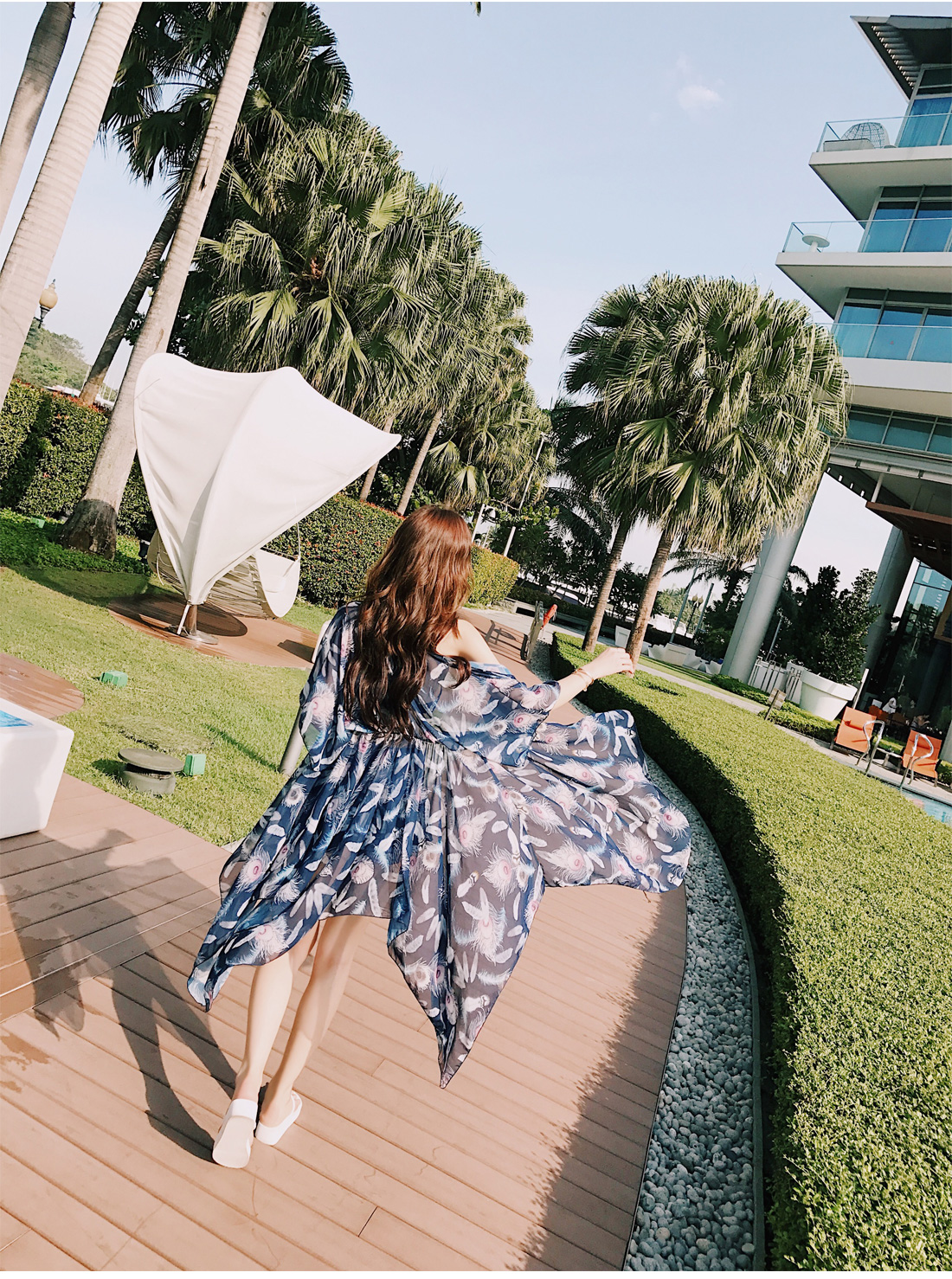 Áo tắm xuân nóng bỏng nữ 2018 mới ba mảnh siêu cổ tích bảo thủ che bụng áo tắm áo bikini gợi cảm ba điểm đồ bơi nữ dạng quần cạp cao