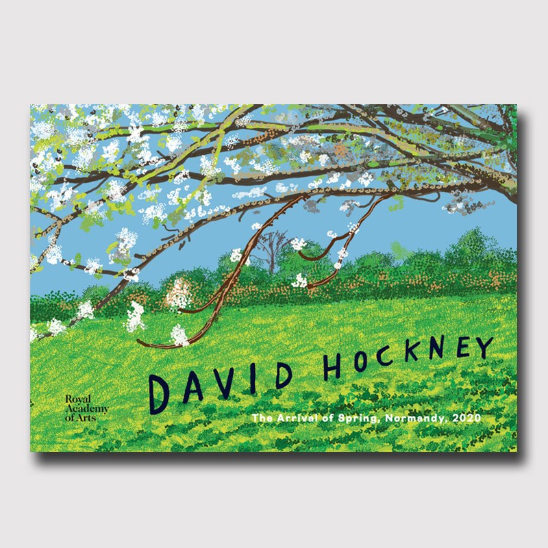 新品未開封【在庫あり】本物 デイヴィッド・ホックニー 春の到来 ノルマンディー 絵画 2020年 デイヴィッド・ホックニー 送料無料 現代アート iPad用絵画 お子様へのプレゼントにおすすめ