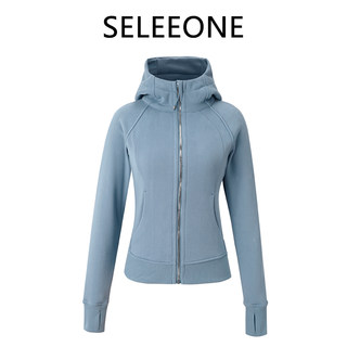 Velvet hooded sports jacket running outdoor thickened long-sleeved sweatshirt 028