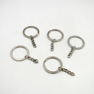 Key Ring 2.0x30 Flat Ring with 4-Section Grinding Chain Eyelet Key Chain Hanging Ring Key Chain