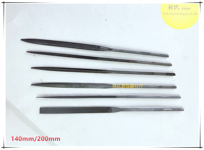 Semicircle Triangular Bamboo Leaves Tetragonal Round Filing Flat Filing Homemade Filing Knife Jewelry Shaping Filing Tool For Die Filing Gold Tool