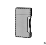 Creative DIY индивидуально двойной огневой зажигалки с прямыми приправами Ярко -огнен