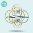 可优比宝宝手抓球磨牙棒婴儿6-12个月牙胶曼哈顿球抓握玩具咬咬胶