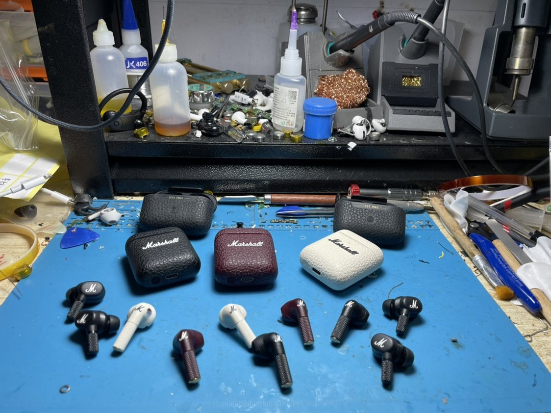 Marshall headphone repair Lost and supplemented, not turned on, not connected, water ingress noise and other fault repairs