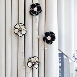 Curtain Decoration Embellishments, Light Luxury Small Accessories, Chanel-Style Brooches, Sheer Curtains, Bay Window Curtains, Door Curtains, Curtain Tiebacks, DIY Pin Hangings