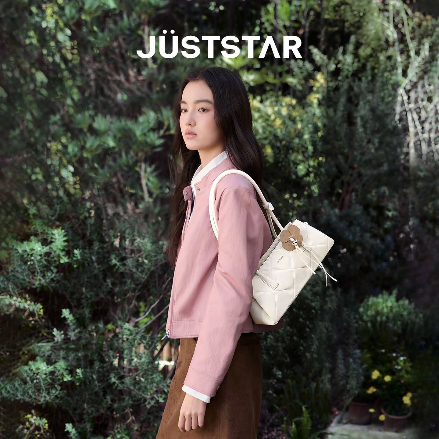 JUSTSTAR Fanhua Baguette Bag 2026 New Arrival Women's Blue Lightweight Pillow Bag Shoulder Underarm Commuter Boston Bag - Thumbnail 4