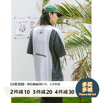 Jenny NASA Day Ensemble Summer Blouse Collage Short Sleeve T-shirt Woman American Tide Card Loose Casual Pure Cotton Niche