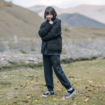 Jenny NASA terry stitching beam leg overalls womens loose 2020 spring Japanese casual thin bloomers