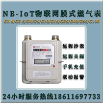 NB IoT IoT IoT membrane type gas meter G1 6-G100