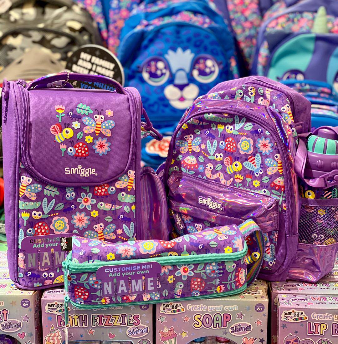 Australian Smiggle School Season Kindergarten Preschool Preschool men and women Bag Kettle Pen Bag Headphones