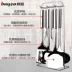 Baige bếp thìa đặt xẻng nấu ăn muỗng muỗng colander đầy đủ bộ dụng cụ nhà bếp bằng thép không gỉ - Phòng bếp dao làm bếp Phòng bếp