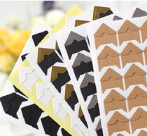 DIY corner stickers 24 Kraft paper photo stickers diy photo album accessories photo corner stickers photo corner stickers