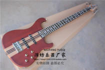 flyoung gio-gsr full body sandwich 5 string electric bass red brown body five string electric bass oval frets