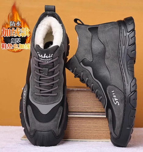 CBA Martens, высокая утепленная обувь, удерживающие тепло туфли, мужские нескользящие сапоги