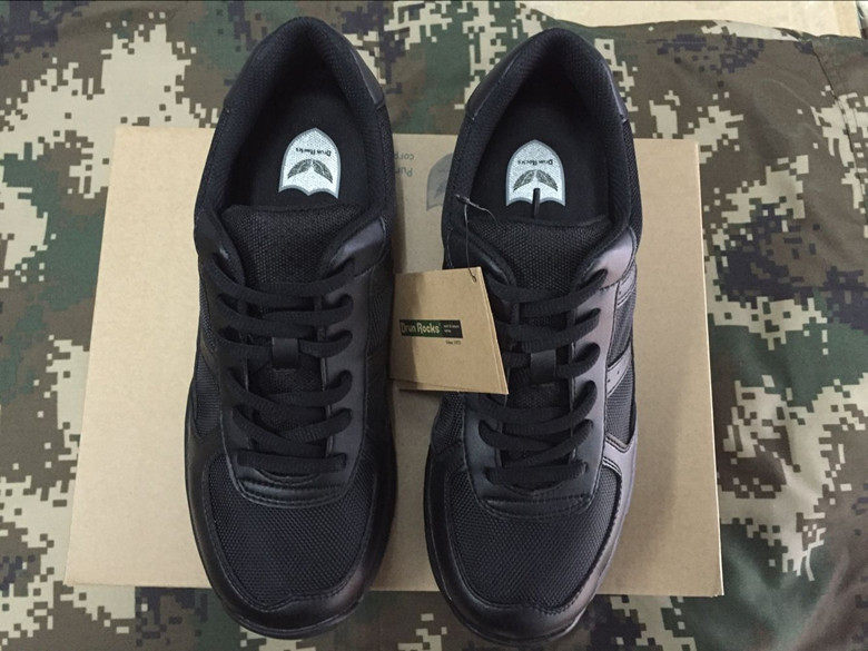 Boots militaires en cuir - amortissement - Ref 1398187 Image 9