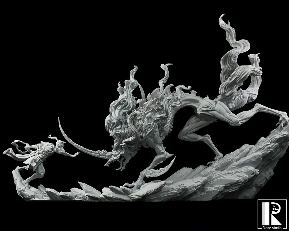 RHBY r1toystudio Watcher Of The Death-Sickle-White Mold GK Spot