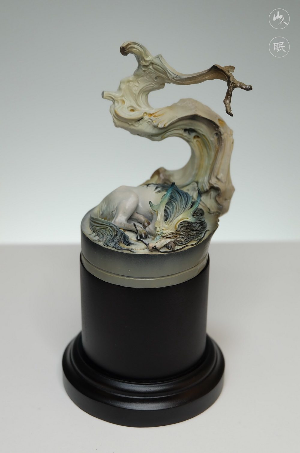(Exhibition sold out)Shanren Original GK Feather Beast Aoki Little Kirin Finished painting