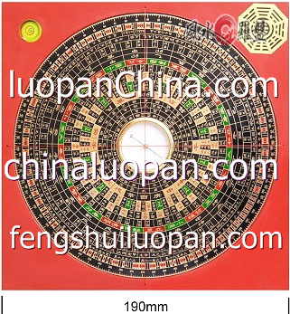 Authentic Hong Kong Tongsheng 6 Fengshui compass 6 inch 2 three - way disc 19CM21 floor