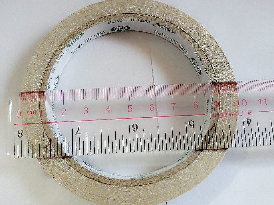 Manufacturers direct sales super - strong double - sided yellow sticky 1 5cm meat thickness 1 cm - 15 m double - sided adhesive