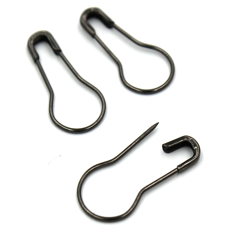 1000 miếng hộp hình quả bầu màu pin an toàn pin nhỏ pin trâm thẻ hình quả lê bằng đồng pin sắt - Trâm cài trâm hoa cài áo